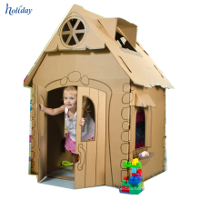 Easy To Assemble Durable Portable Cardboard Playhouse For Kids